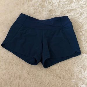Navy Blue Lululemon Shorts